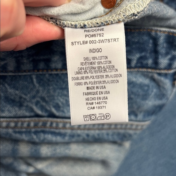 BNWT Levi’s x REDONE indigo 70s straight jeans - Picture 7 of 14